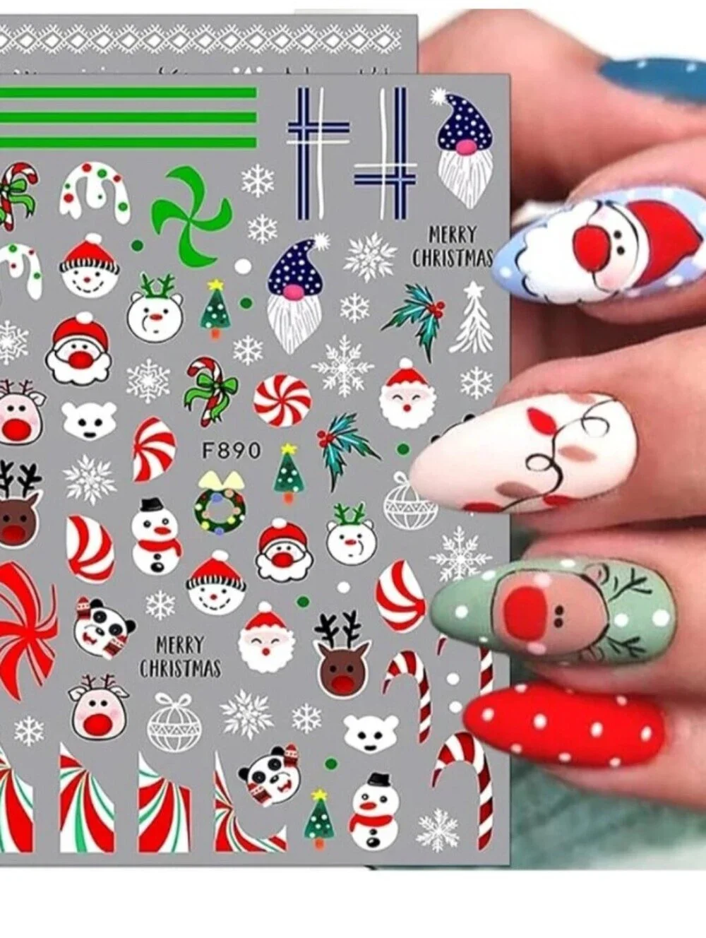 Trendy Self Adhesive Nails Art Transfer Sticker